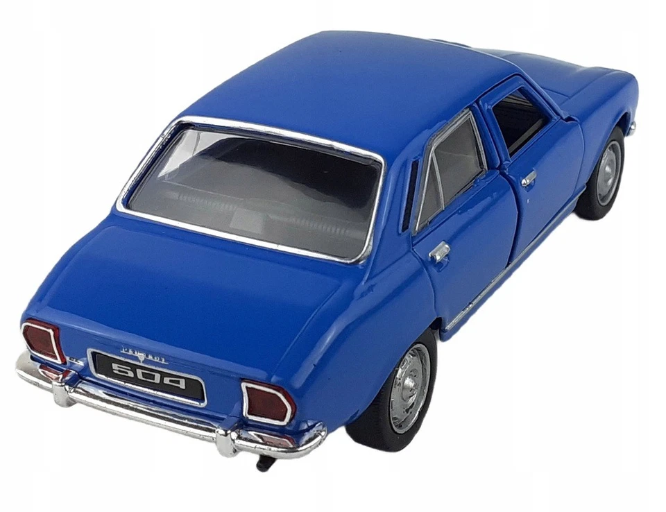 Welly 1975 Peugeot 504 blu scala 1:34 1:39 modellino auto pressofuso 4,5... - Immagine 4 di 4