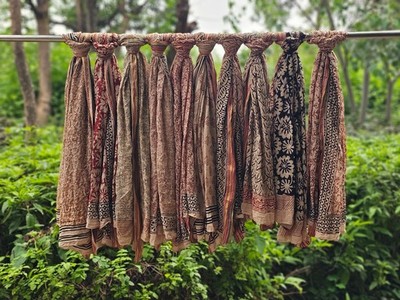 Wholesale Lot 10 Indian Cotton Sarong Beach Wrap Pareo Block Print Boho Scarf