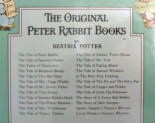 Peter Rabbit & Friends Library By Beatrix Potter 7 Book Box Set Read Description - Picture 12 of 16