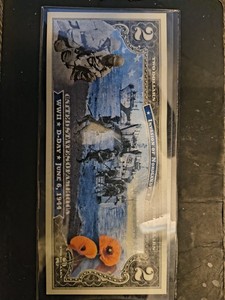 WWII D-Day Normandy $2 Commemorative Colorized Banknote, June 6, 1944