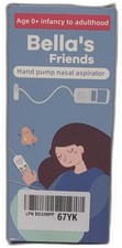 Patented Nasal Aspirator for Baby and Toddler, Hand Pump Nose Sucker with