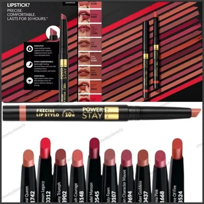 Avon Power Stay Precise Lip Stylo 10H Hour, Lippenstift, Lippenfarbe, Neu & Originalverpackt