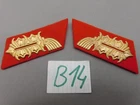 Genuine GDR collar mirror general late metal NVA / MFS B 14