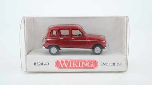 Wiking H0 022449 Renault R4 rojo | Condition: Gebraucht