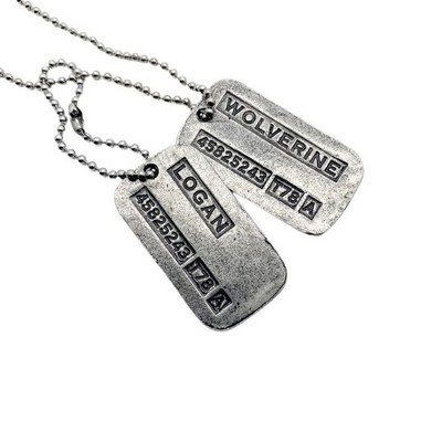 X Men Wolverine Dog Tag Kette Halskette MARVEL Erkennungsmarke graviert NEU