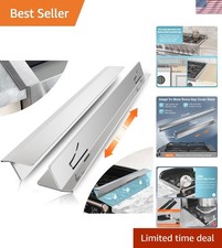 2PCS Kitchen Stove Counter Gap Covers, Stainless Steel Gap Cover, Cooktop Tri...