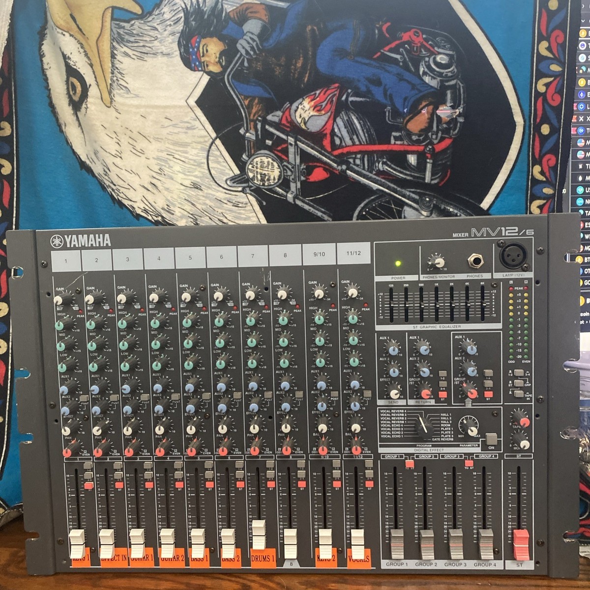 Yamaha MX 12/6 Mixing Console Tested Working Great Condition