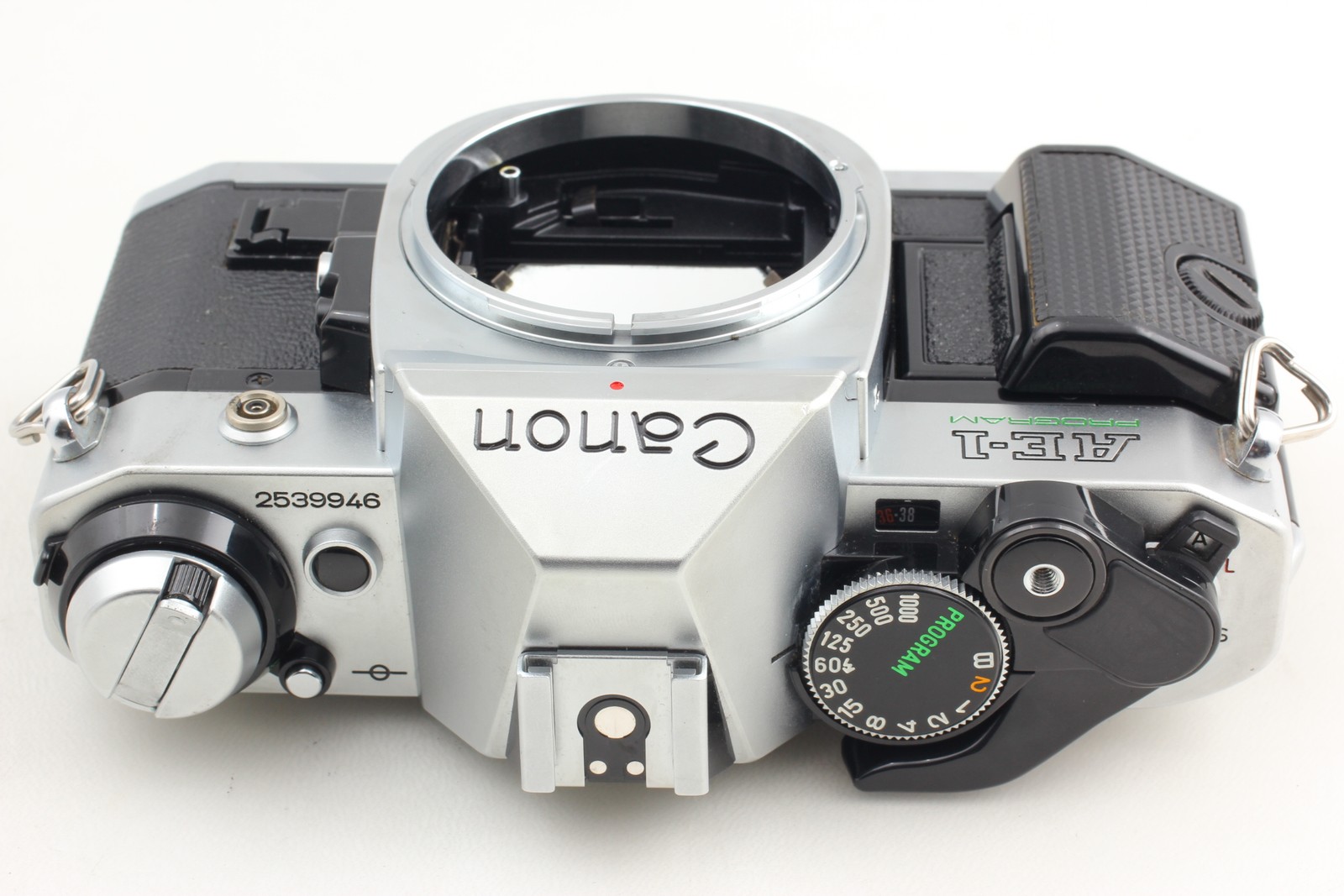 [Exc+5] Canon AE-1 Program Silver Body Film Camera New FD 50mm F/2 Lens JAPAN