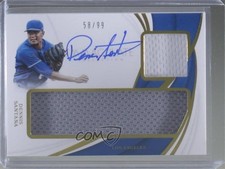 2019 Panini Immaculate Immaculate Doubles 58/99 Dennis Santana #D-DS Auto s3g