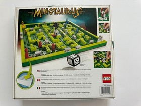 LEGO Games 3841 - Minotaurus Board Game Complete w/ Box & Manuals Dice Set Used