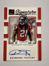 2017 Panini Donruss - Signature Marks Desmond Trufant #SM-DTF (AU)