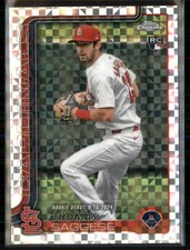 2025 Topps Chrome Update X-Fractors #USC157 Thomas Saggese RC Cardinals 5284