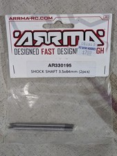 ARRMA AR330195 SHOCK SHAFT 3.5X64MM 2 PCS NEW IN PACKAGE
