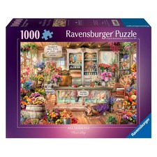 Ravensburger, All Seasons Flower Shop 1000 Piece Puzzle