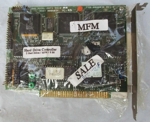 Vintage SMS / Scientific Micro Systems OMTI 5510-3 8 BIT ISA MFM HDC