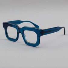 Acetate Eyeglasses Square Frames Reading Glasses Vintage Thick Trend Men Women