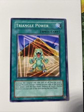 YUGIOH! ANCIENT SANCTUARY #AST-098 TRIANGLE POWER UNLIMITED RARE 