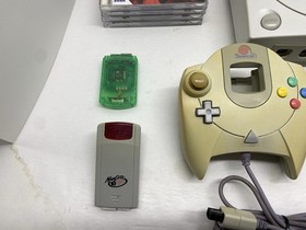 SEGA Dreamcast HKT-3020 Console White W/ 2 Controllers & 3 Games - Tested