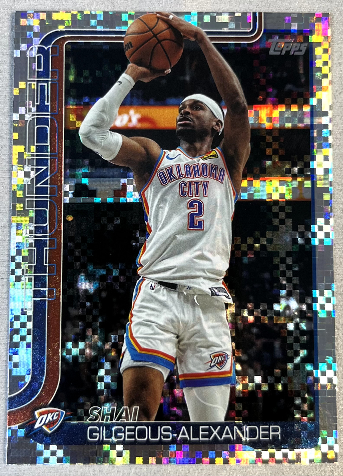 2025-26 TOPPS SHAI GILGEOUS-ALEXANDER  VICTORY FOIL #115