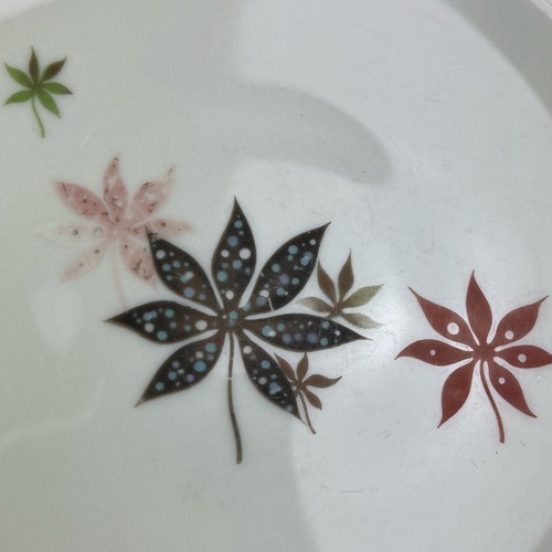 Vintage Shenango Peter Terris Calico Leaves Bread Plate Set of 6 MCM 1957 USA 6" - Picture 19 of 19