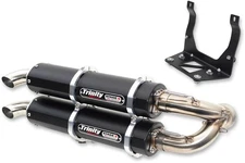 Trinity Stage 5 Slip-On Exhaust Black #TR-4160S-BK Can-Am