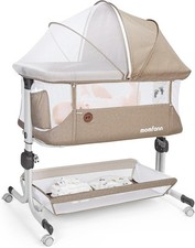 Baby Bassinet Bedside Sleeper, Upgraded Stability Bedside Crib 2114HY2