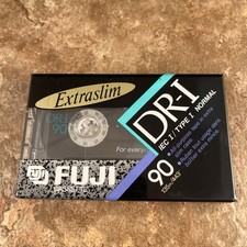 Fuji DR-I 90 Minute Blank Audio Cassette Tape Normal Bias Brand NEW  SEALED