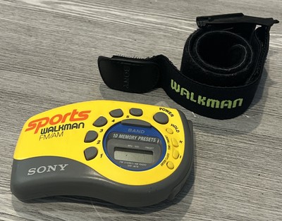 Sony SRF-M78 Sports Walkman FM/AM W/ Wristband- TESTED - FREE SHIP!