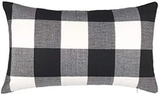 Buffalo Check Lumbar Pillow Case Farmhouse Decor