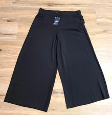 NWT Adrianna Papell size M Wide Semi-sheer Pull-on Pants Lightweight