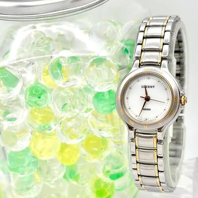 Seiko Lucent Ladies Watch 4N21-0370 Battery Replacement Used