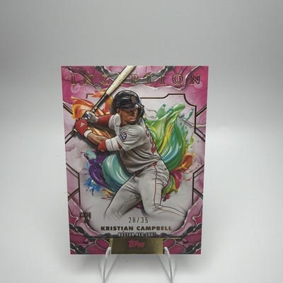 2025 Topps Inception Pink Kristian Campbell /35 (RC)