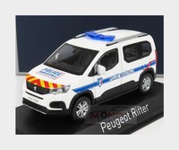 1:43 Norev Peugeot Rifter Police Municipale 2019 White Blue Red Yellow NV479067