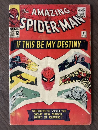 Amazing Spider-Man #31 (1965) 1st Gwen Stacy + Harry Osborn! Pls read + see pics