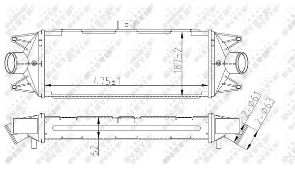 ✅Fits NRF 30879 INTERCOOLER / CHARGER  ⭐UK Seller⭐