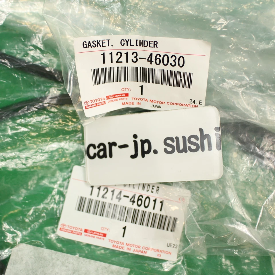 Juntas de cubierta de válvula TOYOTA 2JZGE 2JZGTE con vvti GENUINAS 11213-46030 11214-46011 Foto 3 de 4