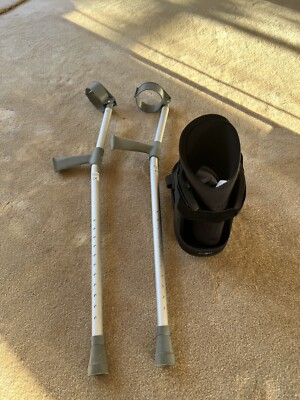 Medical Walking Boot Large For Broken Foot Sprained Ankle And