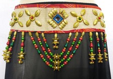 Handcrafted Beaded Belt Belly Dance Costume Jewelry Tribal Gypsy Banjara Sari