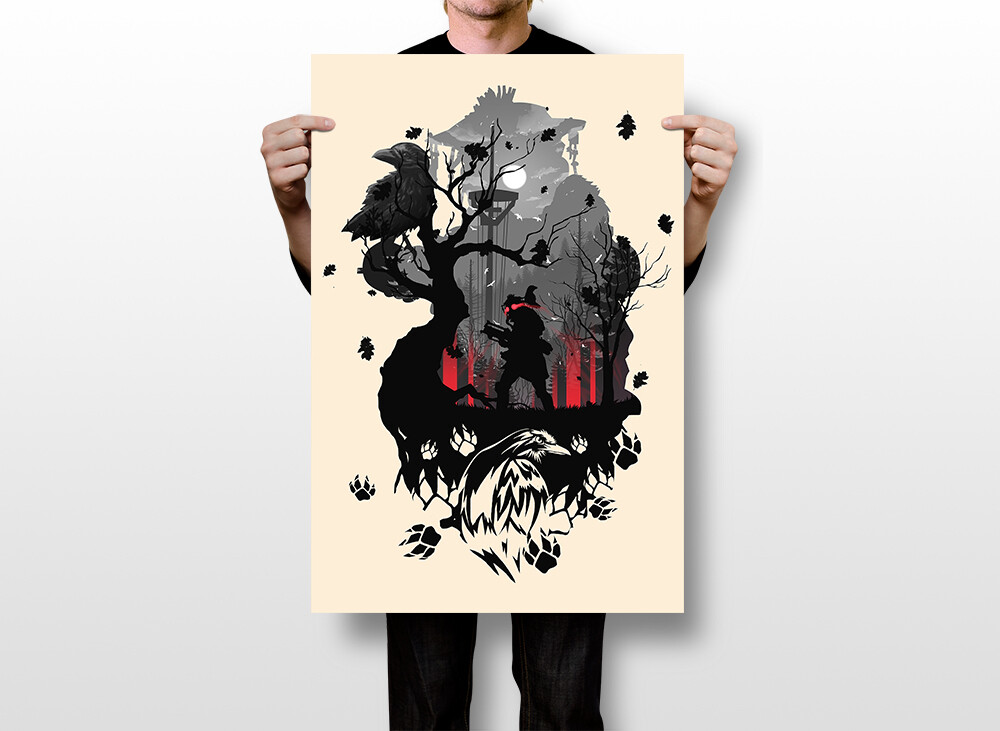 Apex Legends Bloodhound Gaming Print Wall Art Home Decor - POSTER