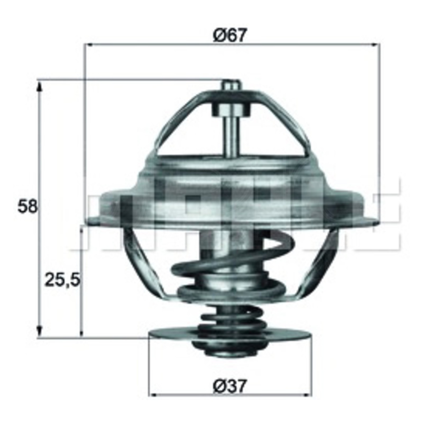 Thermostat Insert MAHLE TX 21 80D Quality MAHLE Genuine UK Stock
