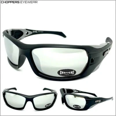 Herren Sonnenbrille Biker Hardcore Motorrad CHOPPERS 6717 Schwarz 64-18-126 - Bild 1 von 4