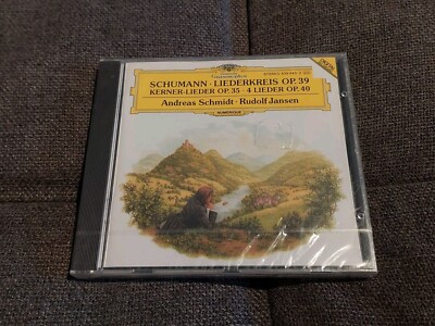 Schumann Liederkraus Op 39 Andreas Schmidt Rudolf Jansen CD New 
