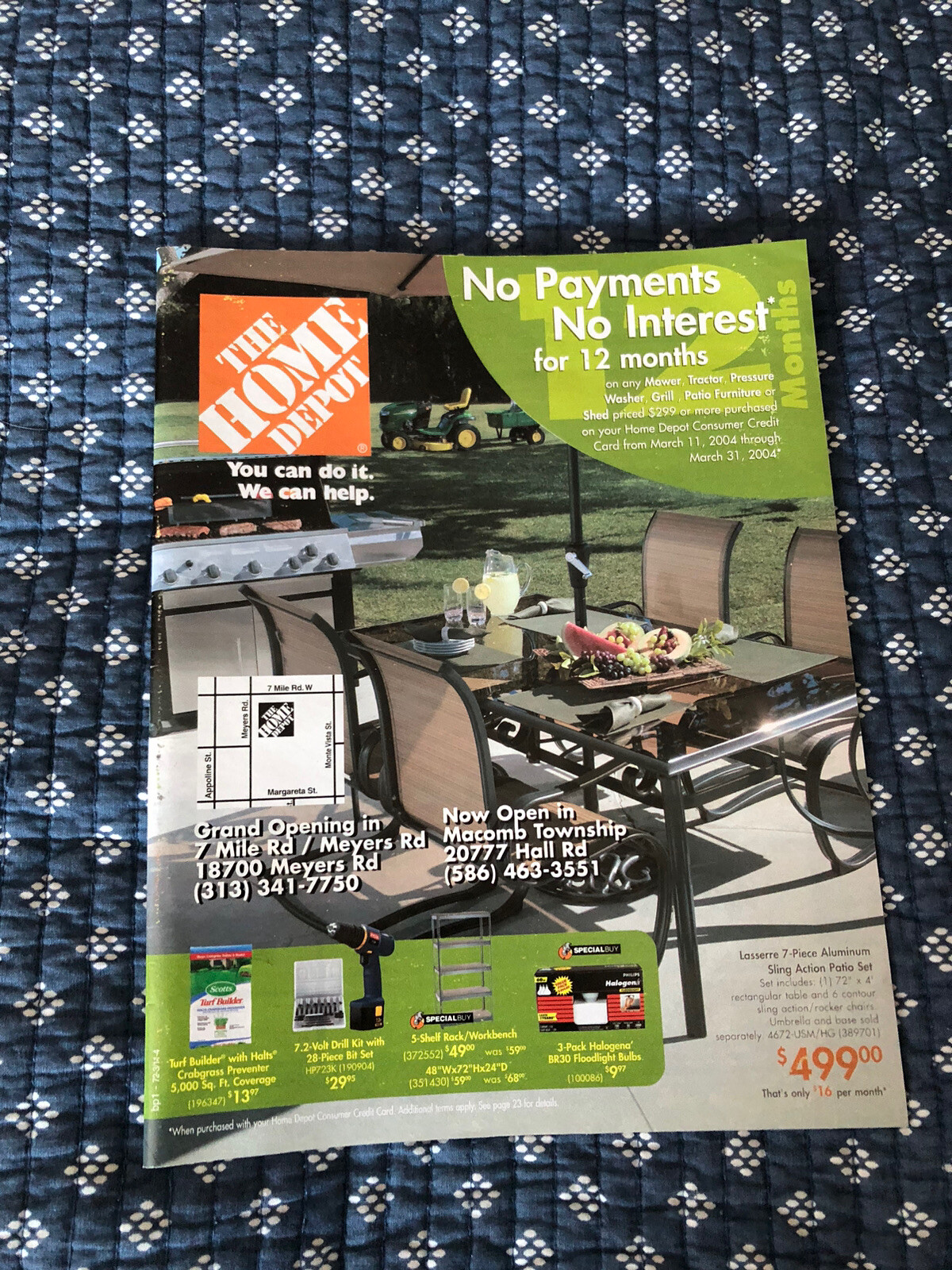 The Home Depot Grand Opening Insert Catalog 62 Pages EXCELLENT eBay