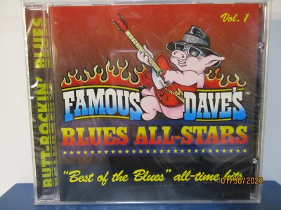 BUTT-ROCKIN' BLUES - FAMOUS DAVES BLUES ALL STARS V. 1 - CD - NEW - 25-628