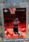Michael Jordan Card RARE UPPER DECK INSERT  RAINBOW HOLO FOIL BULLS JERSEY #23
