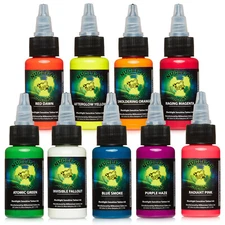 MOMs Millennium Nuclear UV Blacklight Tattoo Ink - 1 oz
