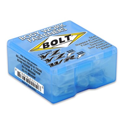 Bolt Hardware Vollkunststoff Kit Befestigungsset Yamaha YZ125 YZ250 2002 bis 2021