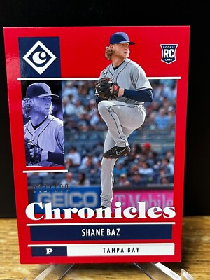2022 Panini Chronicles Red #4 Shane Baz /100 - NM-MT
