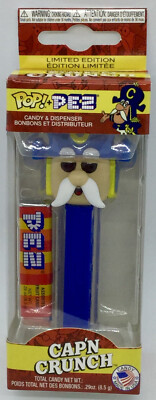 Cap N Crunch Funko Pop Pez Quaker Oats Dispenser/Candy 2018 Vaulted Blue Stem