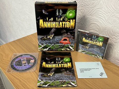 Big Boxed Cavedog Total Annihilation Vintage 1997 PC CDROM - Premium Listing 